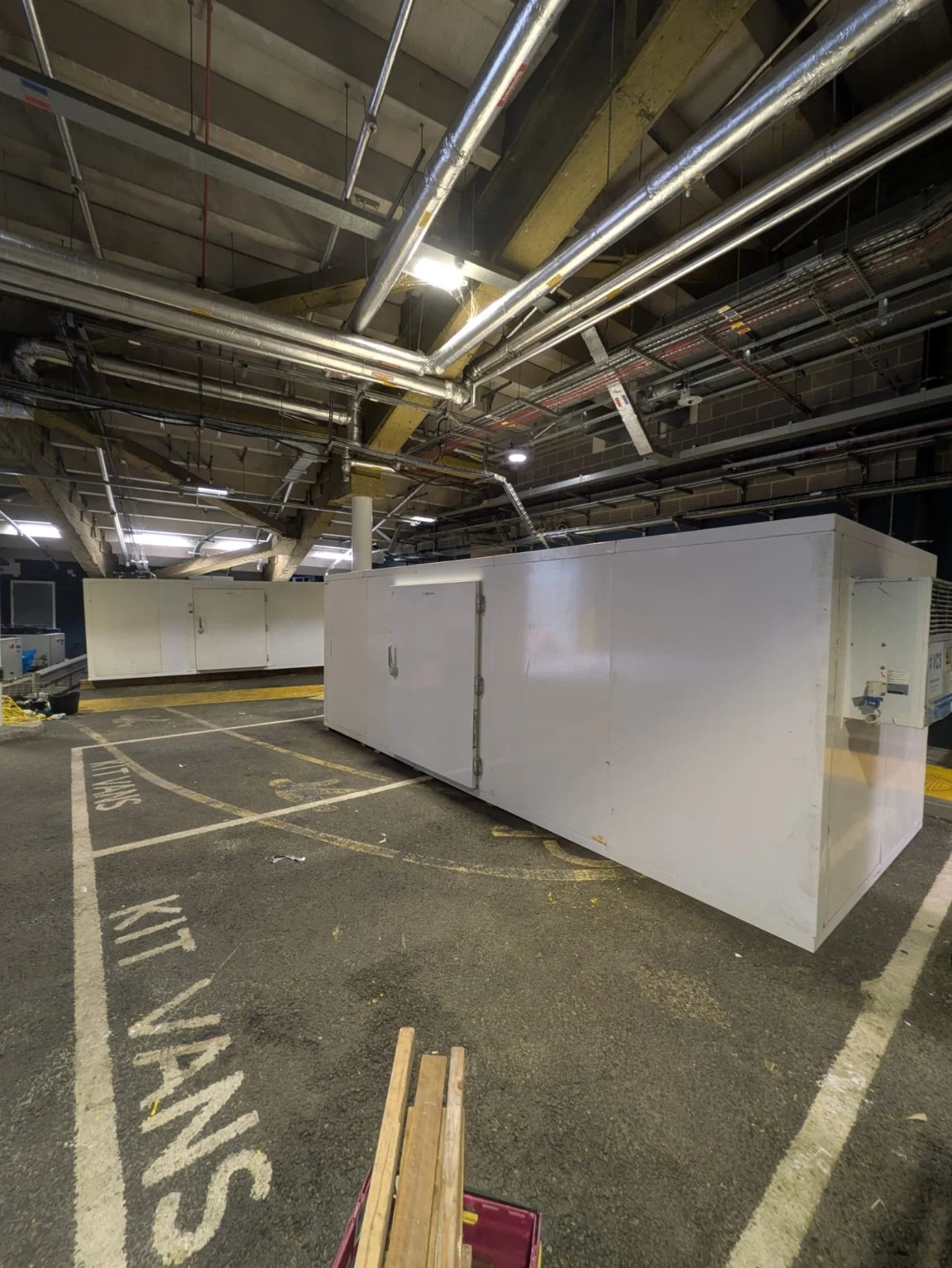 Sporting venue cold room installation